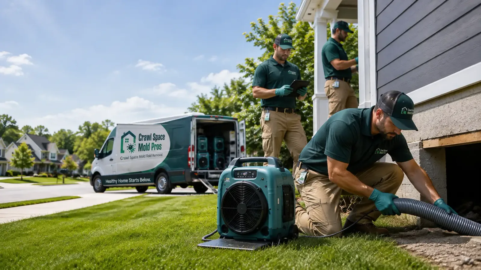 Crawl Space Mold Removal in Burlington, KS